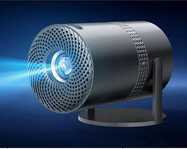 Salange P300 Mini Portable Projector - 4K 8K Video Decoding, 720P HD, Android 11, Wi-Fi, BT 5.1