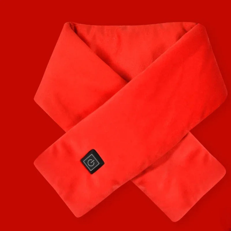 Portable heating scarf