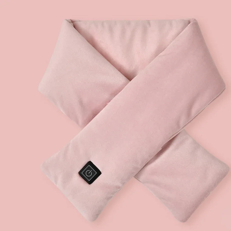 Portable heating scarf