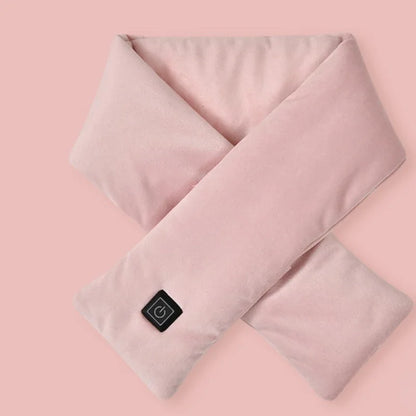 Portable heating scarf